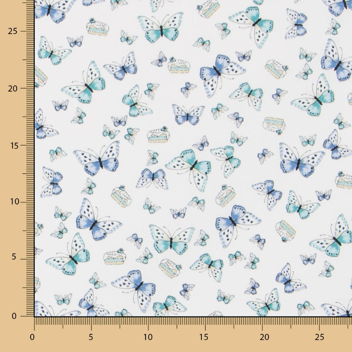 Popeline Orgânico Natura Azul - Ribes y Casals