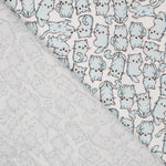 Popeline Orgânico Cats Azul - Ribes y Casals