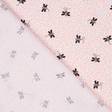 Popeline Orgânico Abelhas Laranja - Ribes y Casals