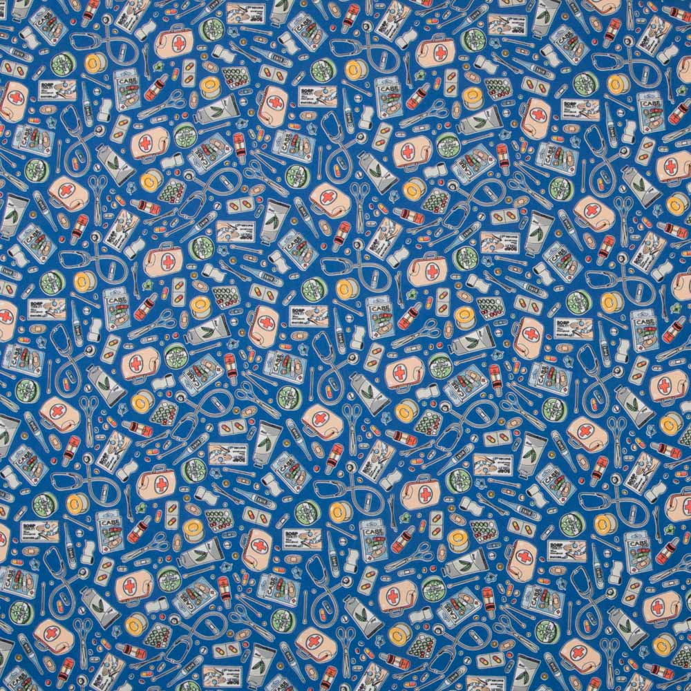 Popeline Sanitário Azul - Ribes y Casals