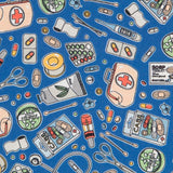 Popeline Sanitário Azul - Ribes y Casals