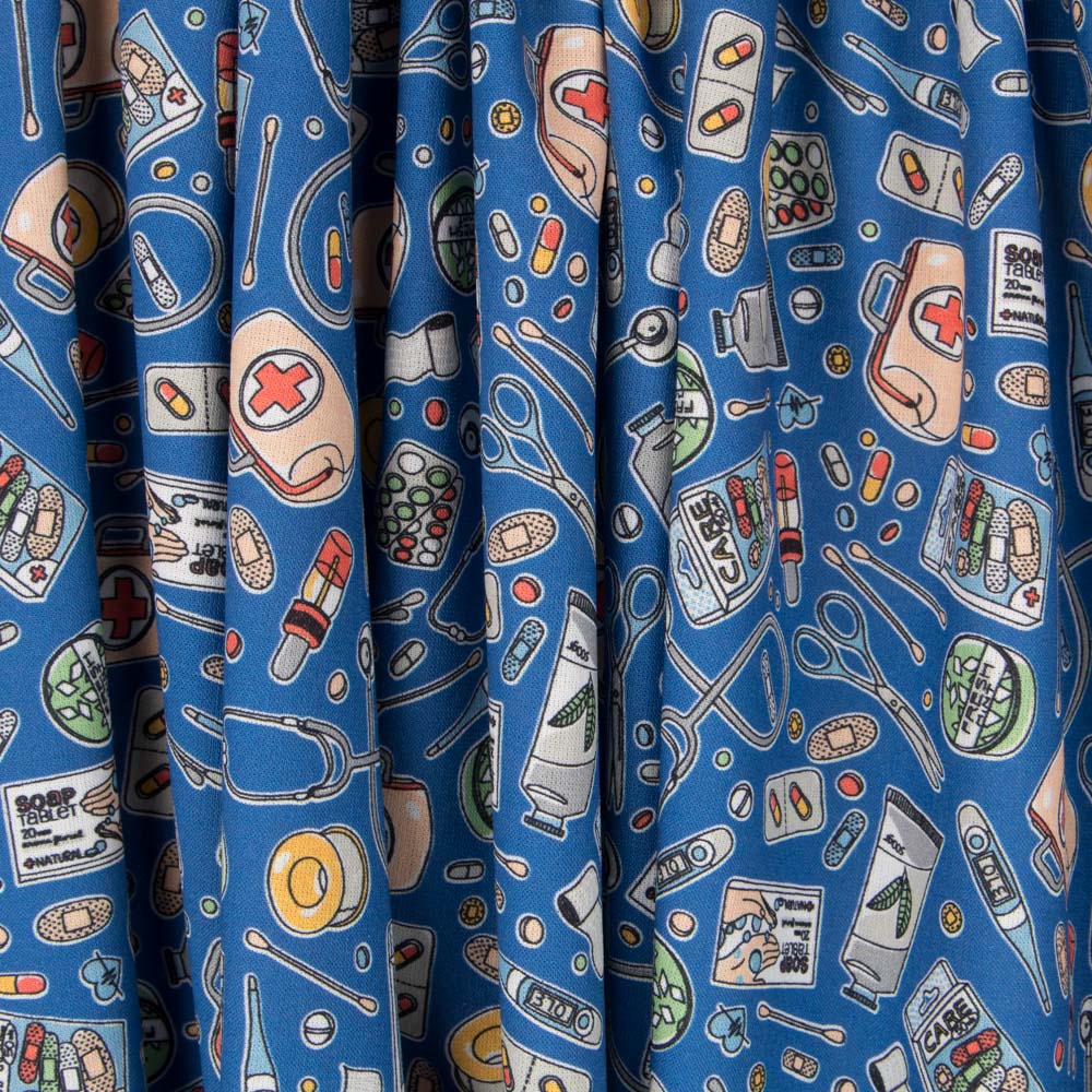 Popeline Sanitário Azul - Ribes y Casals