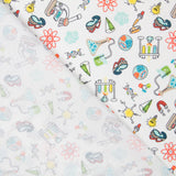 Popeline Ciência Branco - Ribes y Casals