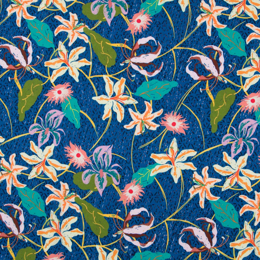 Viscose Tropical Azulón - Ribes y Casals