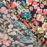 Viscose Lurex Cretona Azul - Ribes y Casals