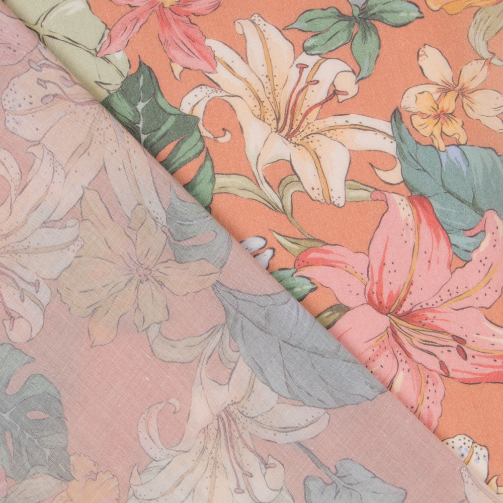 Viscose Kimono Naranja - Ribes y Casals