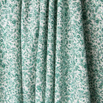 Algodão Antibacteriano Flores Verde - Ribes y Casals