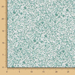 Algodão Antibacteriano Flores Verde - Ribes y Casals