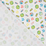 Retal Algodón Bacterias Blanca 100x145 cm - Ribes y Casals