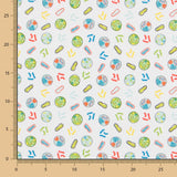 Retal Algodón Bacterias Blanca 100x145 cm - Ribes y Casals