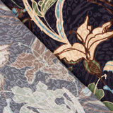 Cetim Jacquard Flor Marinho - Ribes y Casals