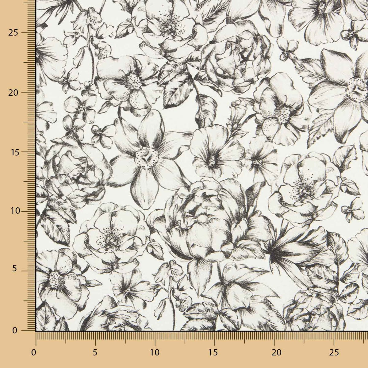 Algodão Spandex Flor Cru - Ribes y Casals