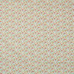 Popelín Flores Azul Rojo - Ribes y Casals