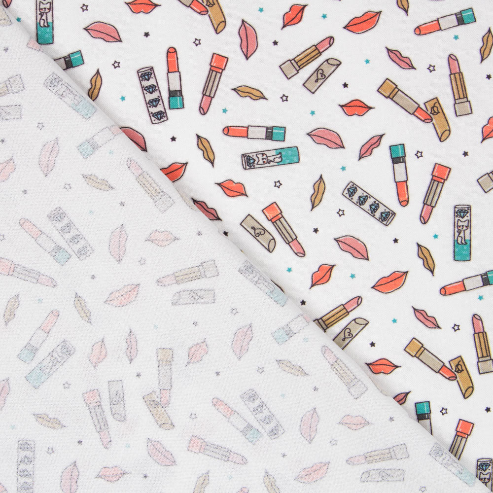 Popeline Batom Branco - Ribes y Casals