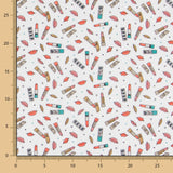 Popeline Batom Branco - Ribes y Casals