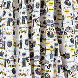 Popeline Police Branco - Ribes y Casals