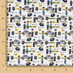 Popeline Police Branco - Ribes y Casals