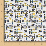 Popeline Police Branco - Ribes y Casals