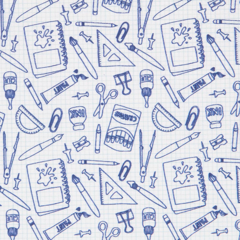 Popeline Caderno Quadrados - Ribes y Casals