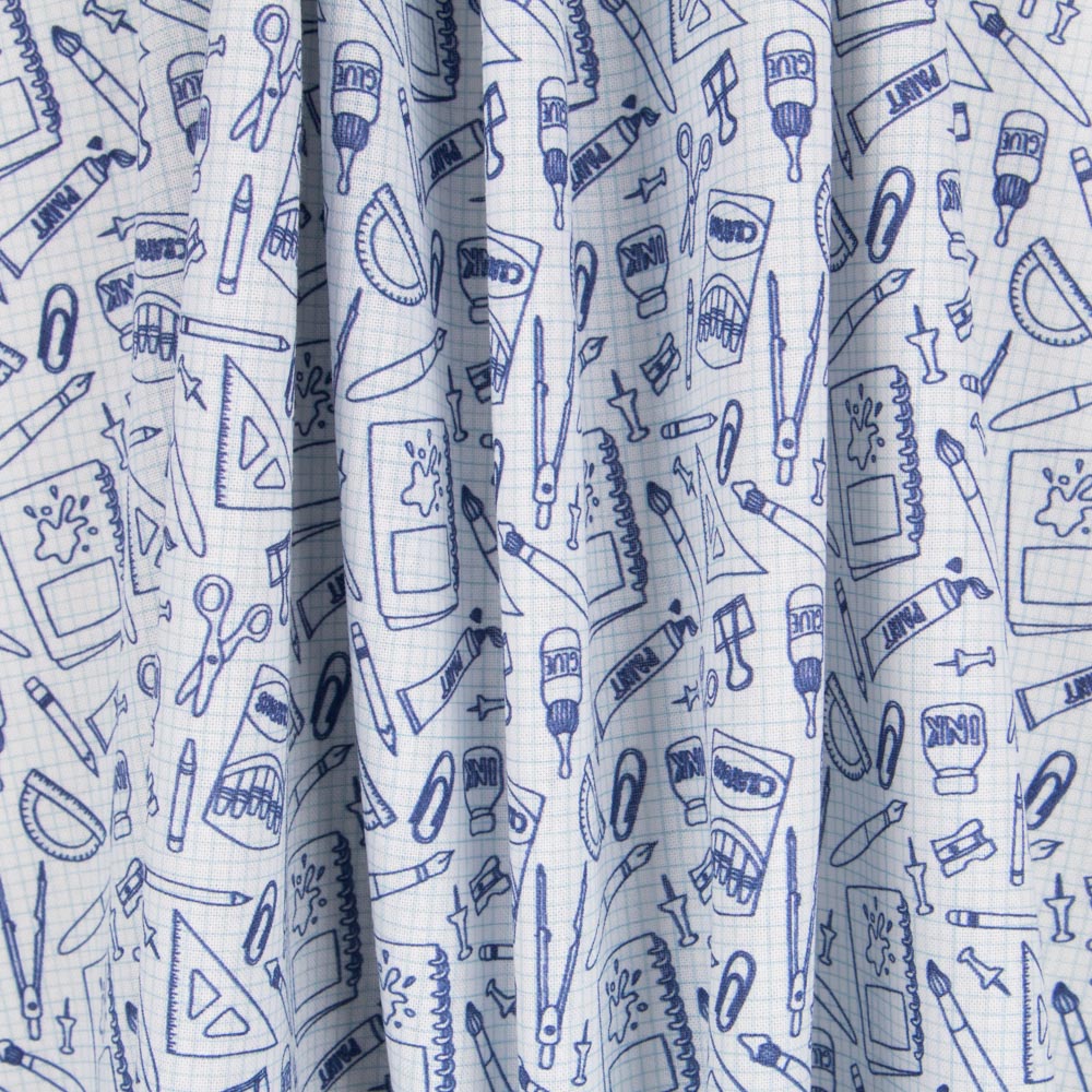 Popeline Caderno Quadrados - Ribes y Casals