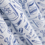 Popeline Caderno Quadrados - Ribes y Casals