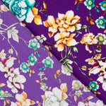 Crepe Poliéster Cretonne Roxo - Ribes y Casals