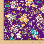 Crepe Poliéster Cretonne Roxo - Ribes y Casals