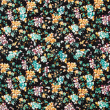 Crepe Poliéster Cretonne Preto - Ribes y Casals