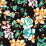 Crepe Poliéster Cretonne Preto - Ribes y Casals