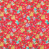 Retal Crep Poliéster Cretonero Rojo 115x140 cm - Ribes y Casals