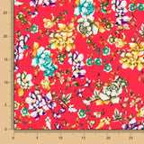 Crepe Poliéster Cretonne Vermelho - Ribes y Casals