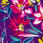 Crepe Poliéster Pinceladas Roxo - Ribes y Casals