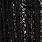 Encaje Elástico Geométrico Negro - Ribes y Casals