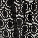 Encaje Elástico Geométrico Negro - Ribes y Casals