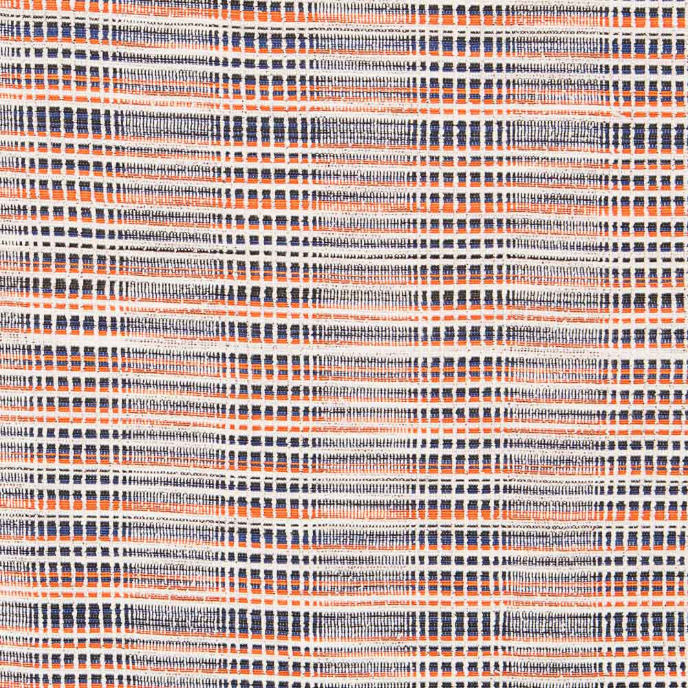 Jacquard Point Listado Laranja - Ribes y Casals