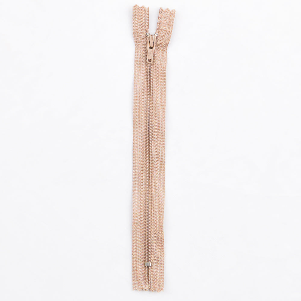 Cremallera Nylon Tostado 12cm - Ribes y Casals