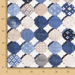 Loneta Estampada Patch Azules - Ribes y Casals