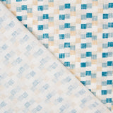 Loneta Estampada Cuadrados Mosaico - Ribes y Casals