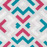 Loneta Estampada Zig Zag Gris - Ribes y Casals