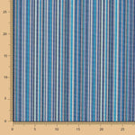 Retal Lona Exterior Teflón Raya Azul Pequeña 55x320 cm - Ribes y Casals