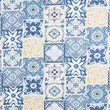 Toalha Anti Manchas Mosaico Azul - Ribes y Casals