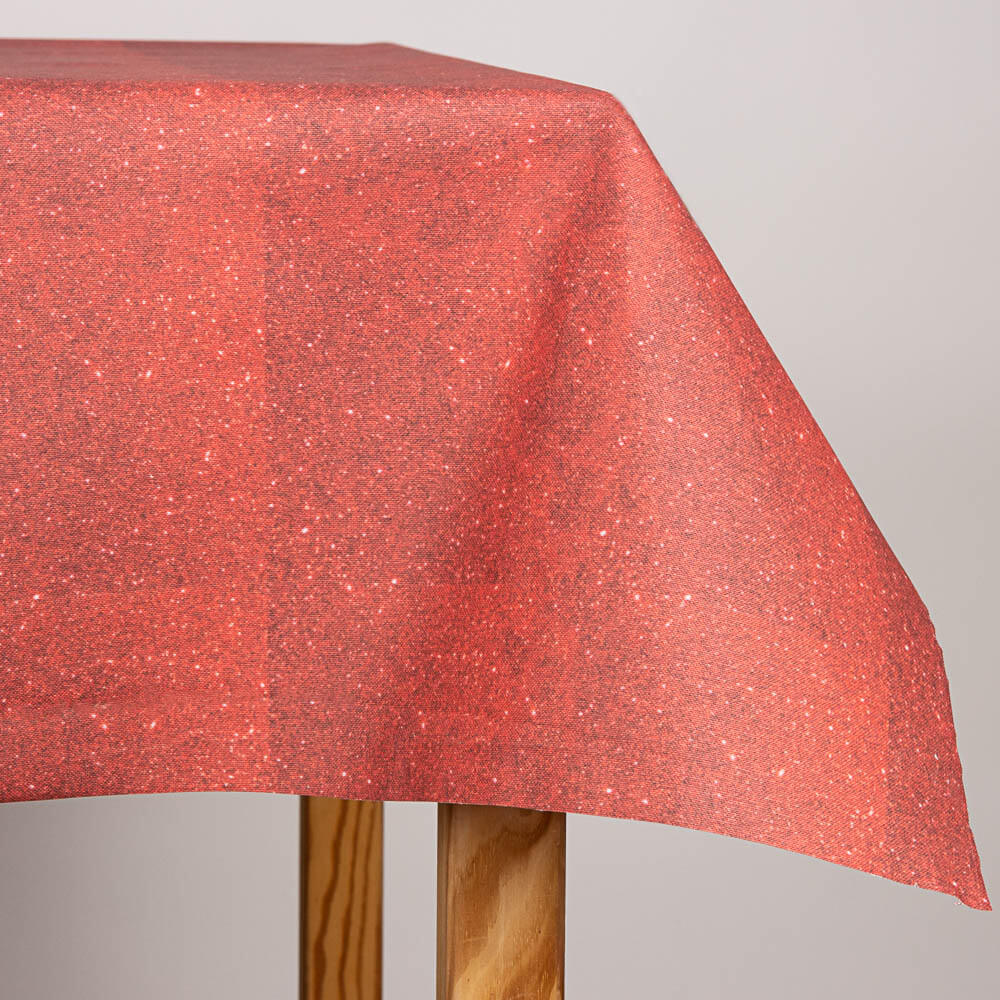 Toalha De Mesa Resinada Antimanchas Natal Vermelho - Ribes y Casals