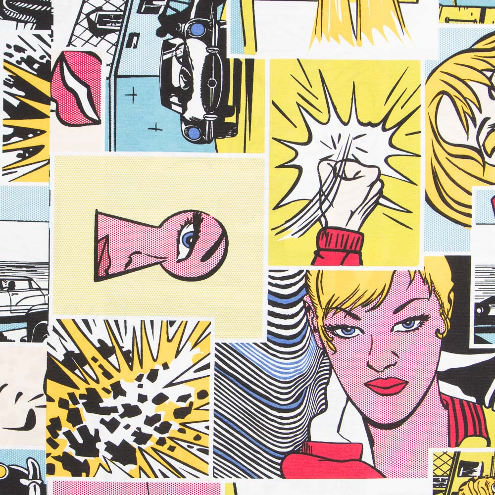 Loneta Estampada Comic Boom - Ribes y Casals