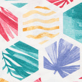 Loneta Estampada Hexágono Multicolor - Ribes y Casals
