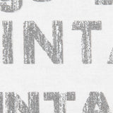 Loneta Estampada Vintage Letras Gris - Ribes y Casals