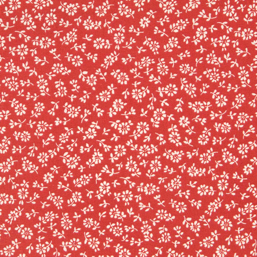 Popeline Ramos Vermelho - Ribes y Casals