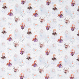 Algodão Frozen Rostos Branco - Ribes y Casals