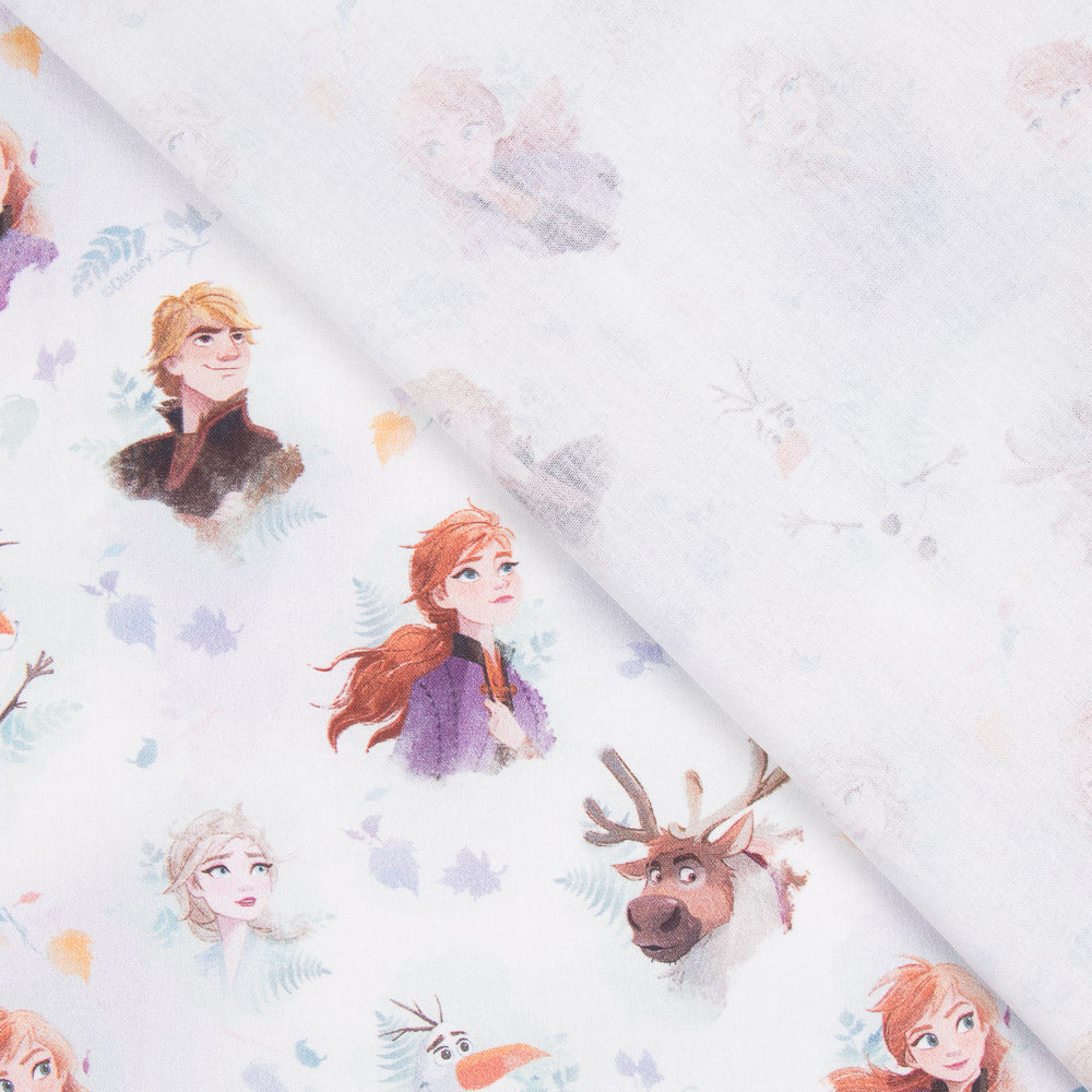 Algodão Frozen Rostos Branco - Ribes y Casals