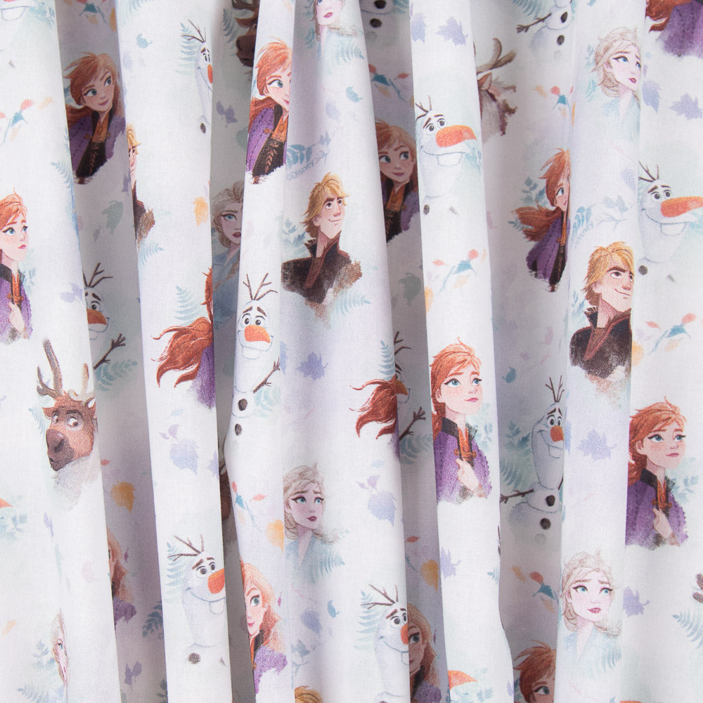 Algodão Frozen Rostos Branco - Ribes y Casals