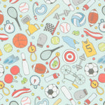 Popelín Sports Verde Agua - Ribes y Casals